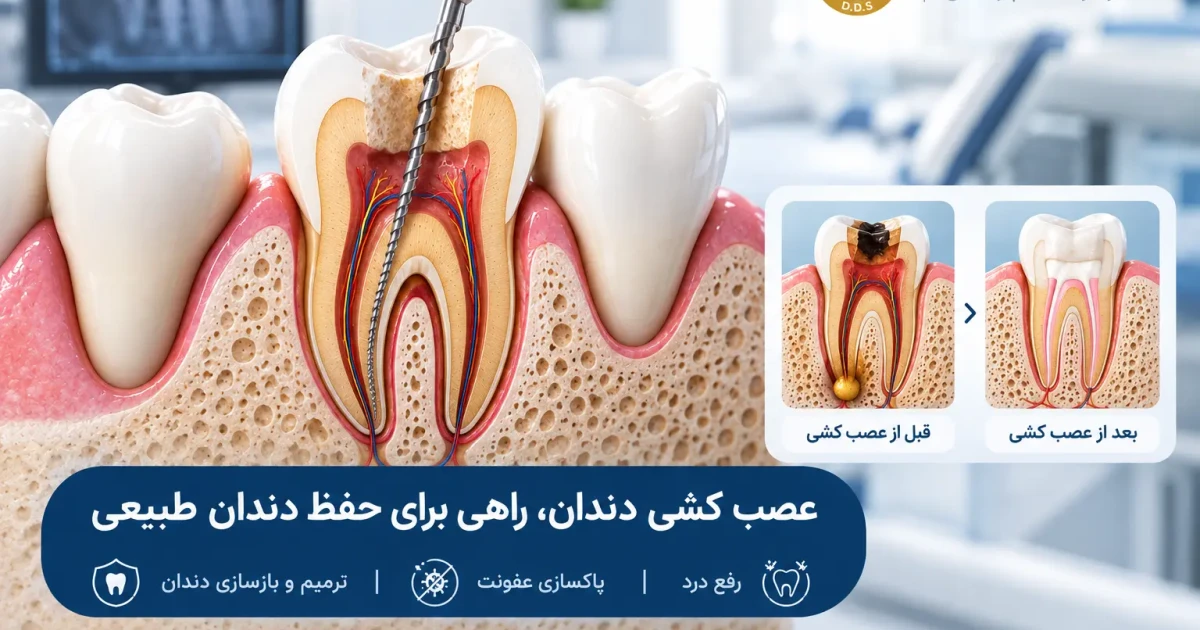 عصب کشی دندان؛ مراحل، مزایا و هزینه درمان ریشه